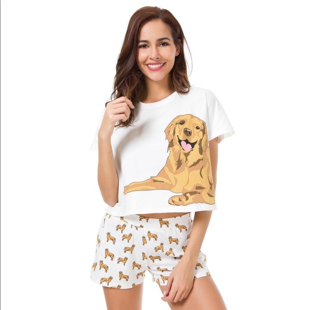 Cute two piece pajama set